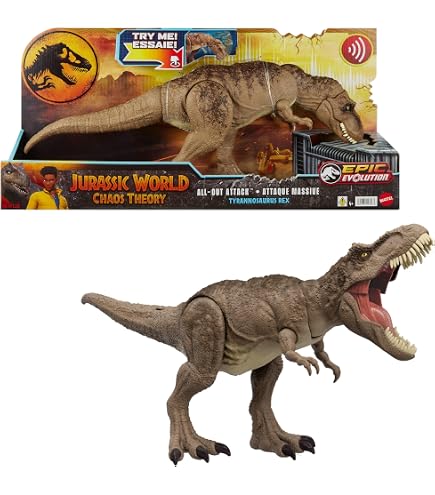 Amazon.com: Mattel Jurassic World Roarin' Frenzy T Rex RC Toy